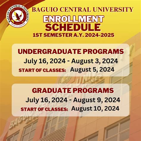 BAGUIO CENTRAL UNIVERSITY – Soaring High Towards Excellence.